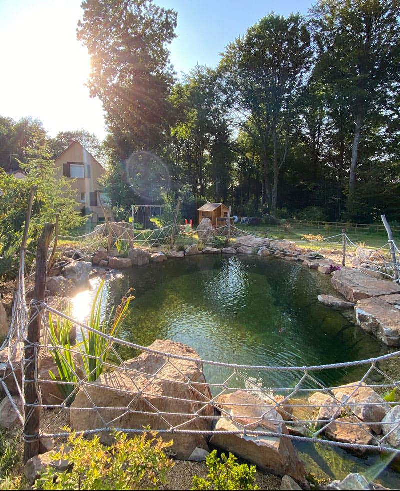 Bassin ludique avec baignade sécurisée - 8m x 5m