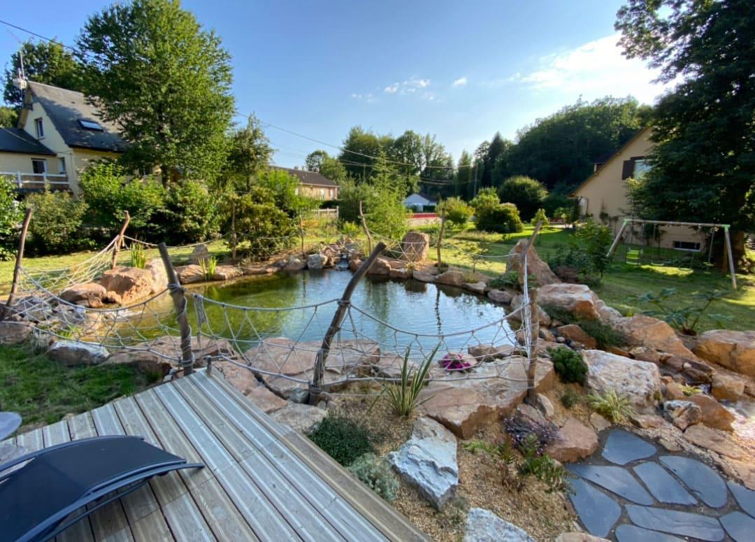 Bassin ludique avec baignade sécurisée - 8m x 5m