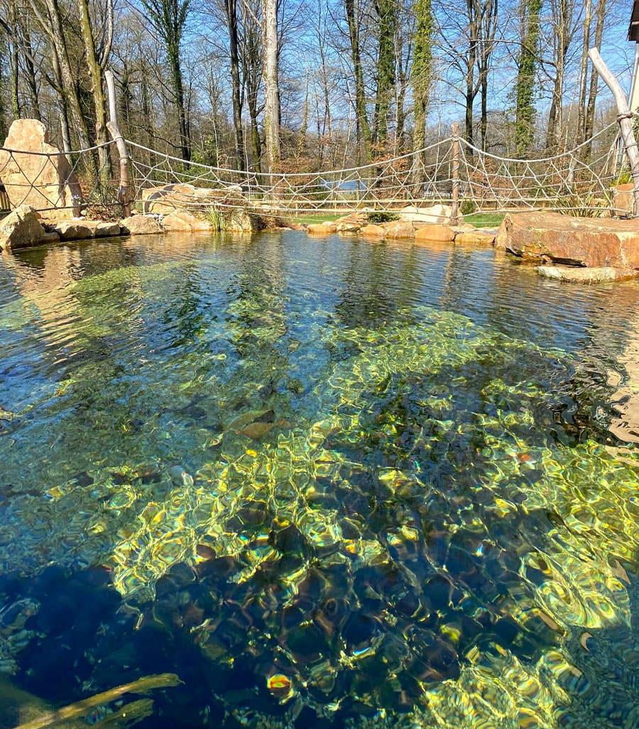 Bassin ludique avec baignade sécurisée - 8m x 5m