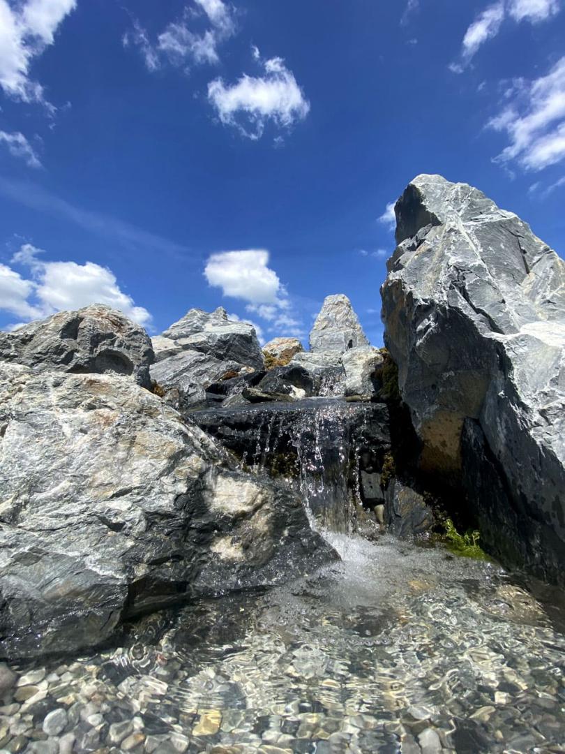 Vue imprenable à l'approche des cascades